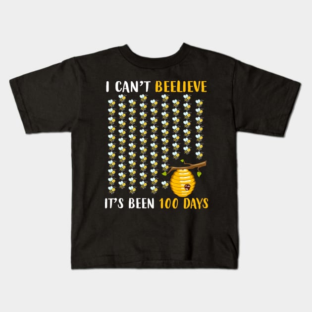 I Can_t Believe It_s Been 100 Days Teacher Boy Girl Gift Shirt Kids T-Shirt by HomerNewbergereq